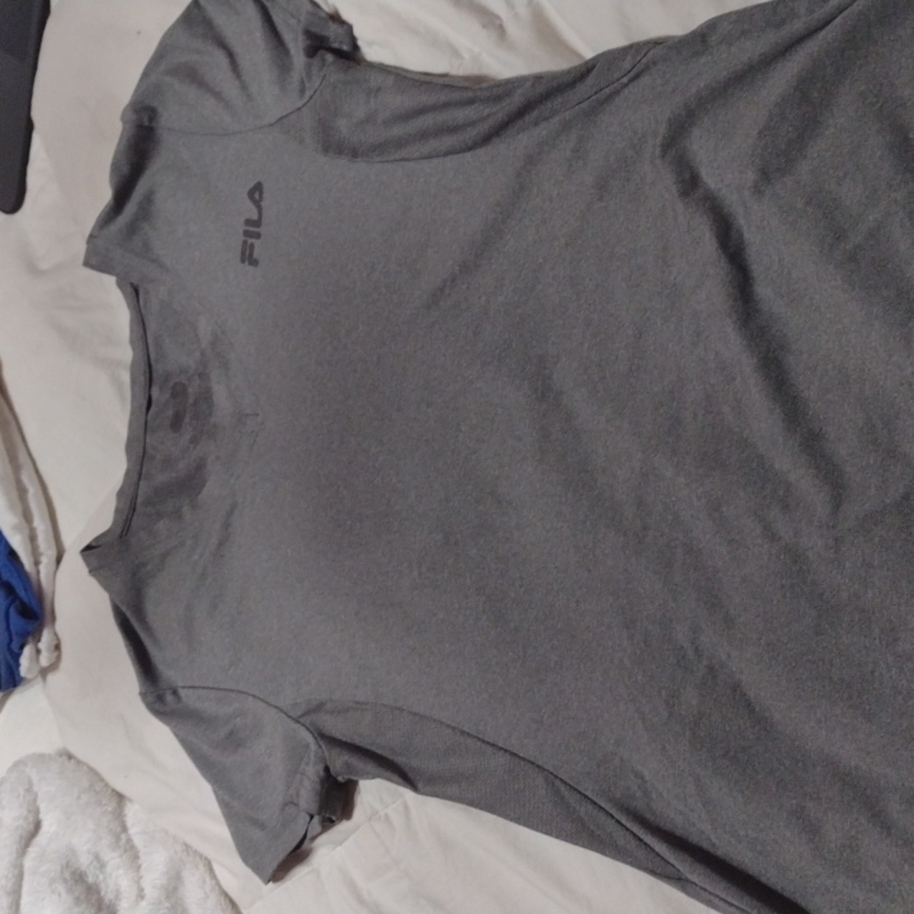 Grey fila shirt for teens